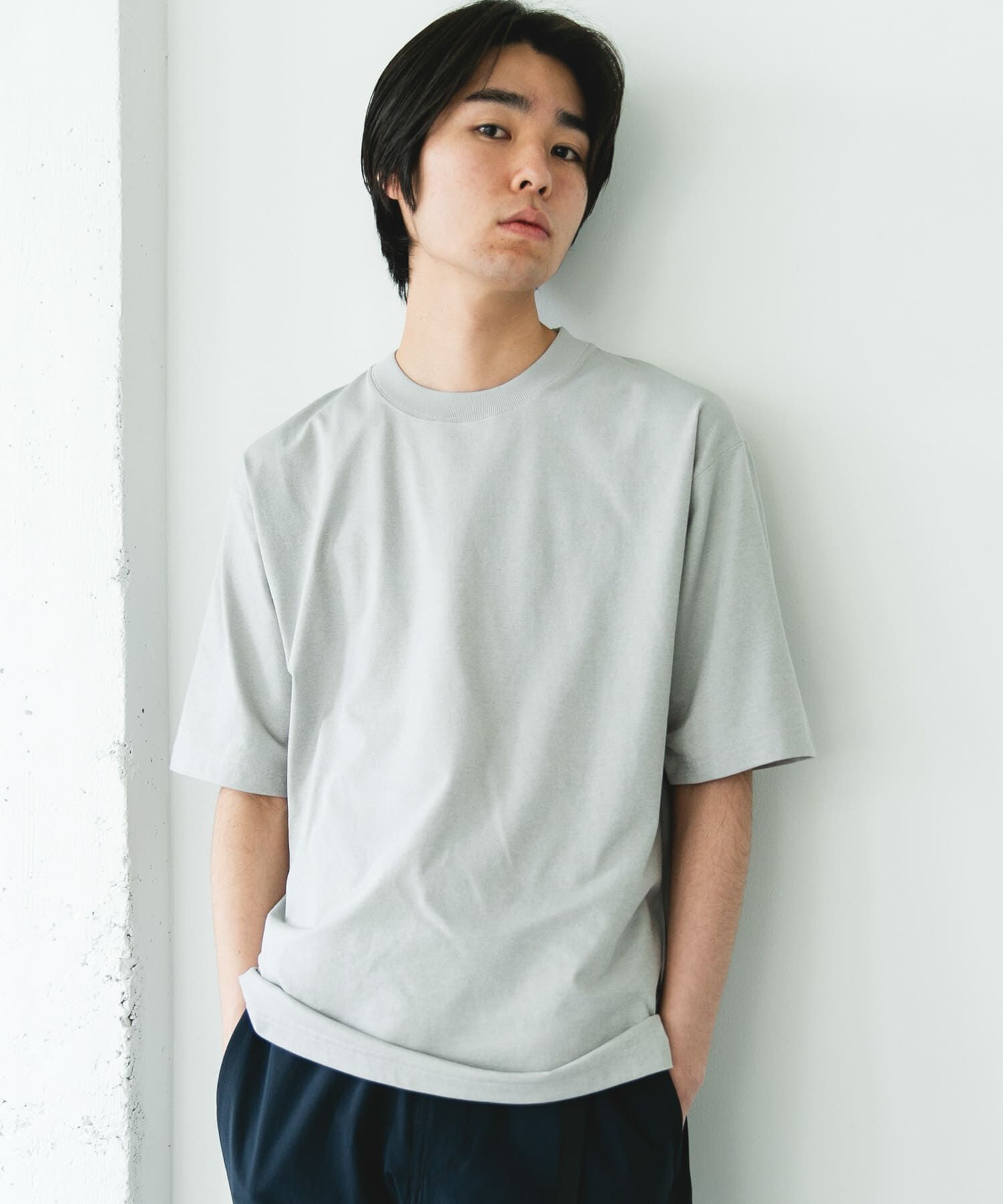 URBAN RESEARCH DOORS「『吸水速乾/接触冷感/ｲｰｼﾞｰｹｱ』ｸｲｯｸﾄﾞﾗｲ ｼｮｰﾄｽﾘｰ 」|Tシャツ・カットソー|