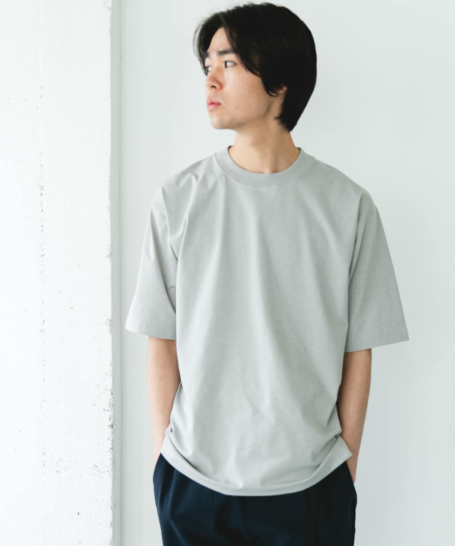 URBAN RESEARCH DOORS「『吸水速乾/接触冷感/ｲｰｼﾞｰｹｱ』ｸｲｯｸﾄﾞﾗｲ ｼｮｰﾄｽﾘｰ 」|Tシャツ・カットソー|