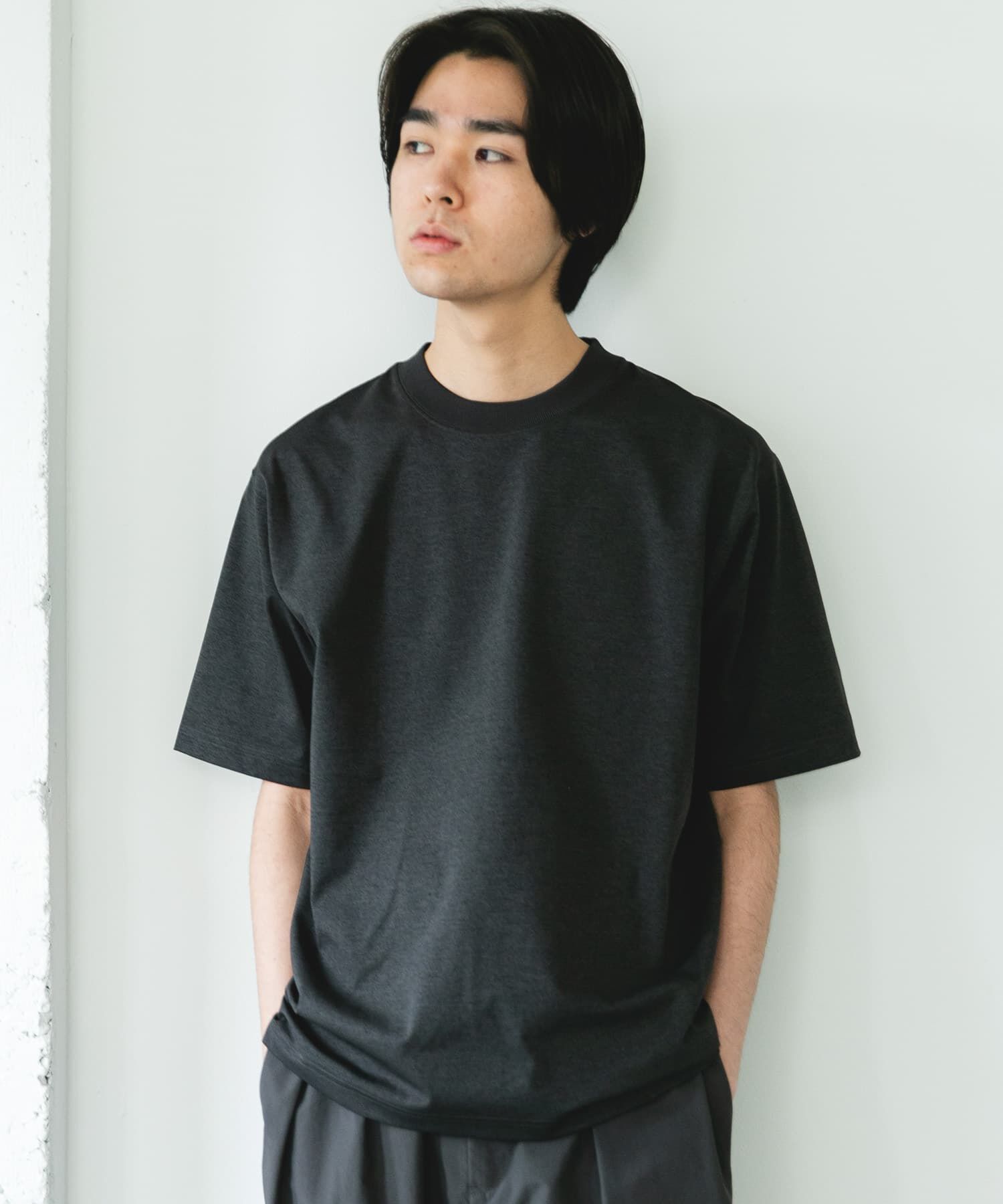 URBAN RESEARCH DOORS「『吸水速乾/接触冷感/ｲｰｼﾞｰｹｱ』ｸｲｯｸﾄﾞﾗｲ ｼｮｰﾄｽﾘｰ 」|Tシャツ・カットソー|