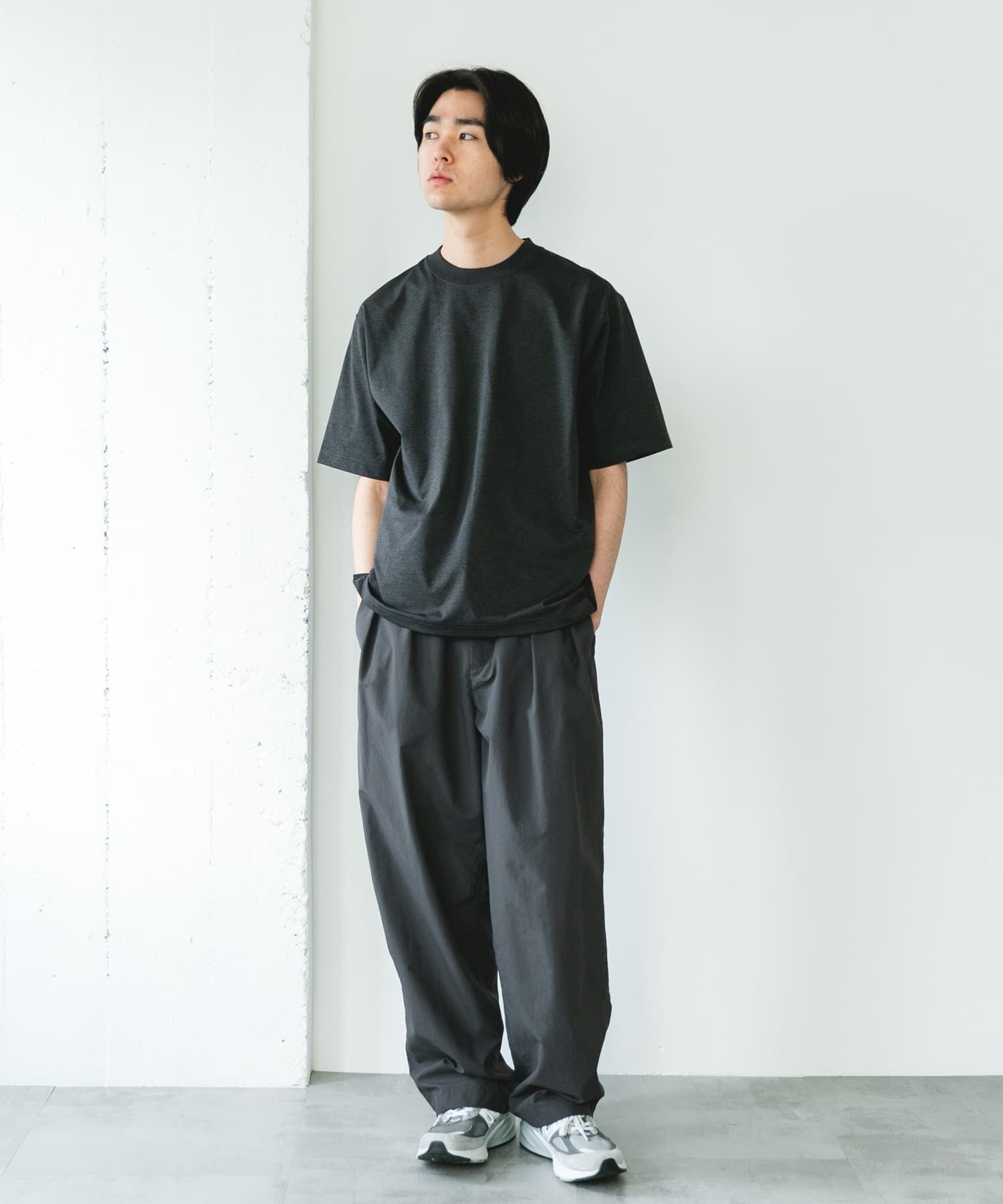 URBAN RESEARCH DOORS「『吸水速乾/接触冷感/ｲｰｼﾞｰｹｱ』ｸｲｯｸﾄﾞﾗｲ ｼｮｰﾄｽﾘｰ 」|Tシャツ・カットソー|