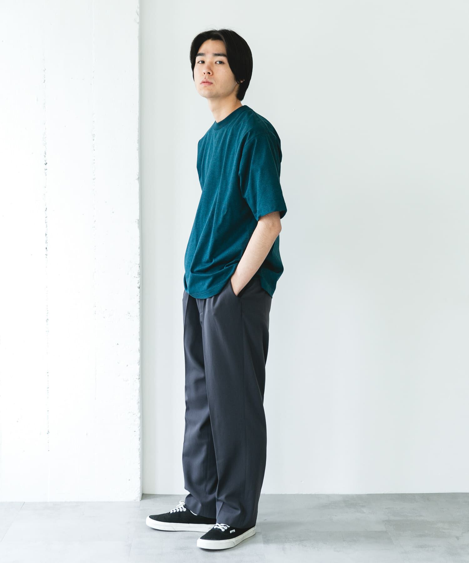 URBAN RESEARCH DOORS「『吸水速乾/接触冷感/ｲｰｼﾞｰｹｱ』ｸｲｯｸﾄﾞﾗｲ ｼｮｰﾄｽﾘｰ 」|Tシャツ・カットソー|