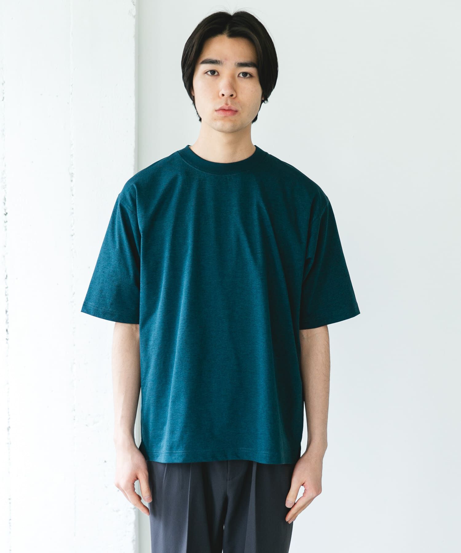 URBAN RESEARCH DOORS「『吸水速乾/接触冷感/ｲｰｼﾞｰｹｱ』ｸｲｯｸﾄﾞﾗｲ ｼｮｰﾄｽﾘｰ 」|Tシャツ・カットソー|