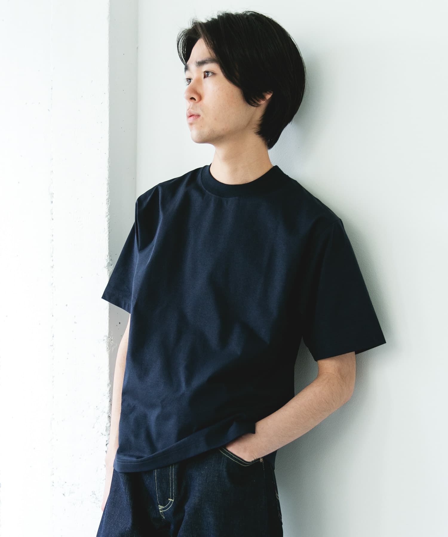 URBAN RESEARCH DOORS「『吸水速乾/接触冷感/ｲｰｼﾞｰｹｱ』ｸｲｯｸﾄﾞﾗｲ ｼｮｰﾄｽﾘｰ 」|Tシャツ・カットソー|