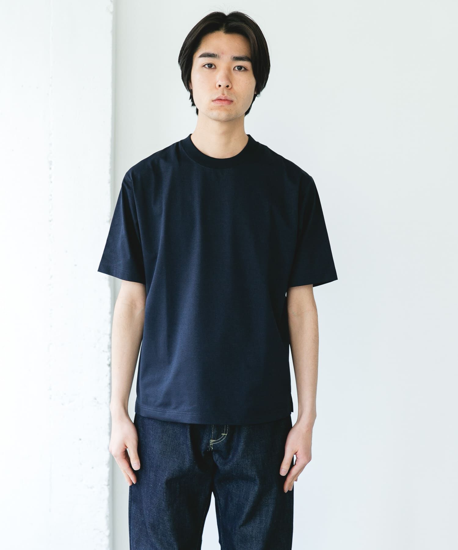 URBAN RESEARCH DOORS「『吸水速乾/接触冷感/ｲｰｼﾞｰｹｱ』ｸｲｯｸﾄﾞﾗｲ ｼｮｰﾄｽﾘｰ 」|Tシャツ・カットソー|