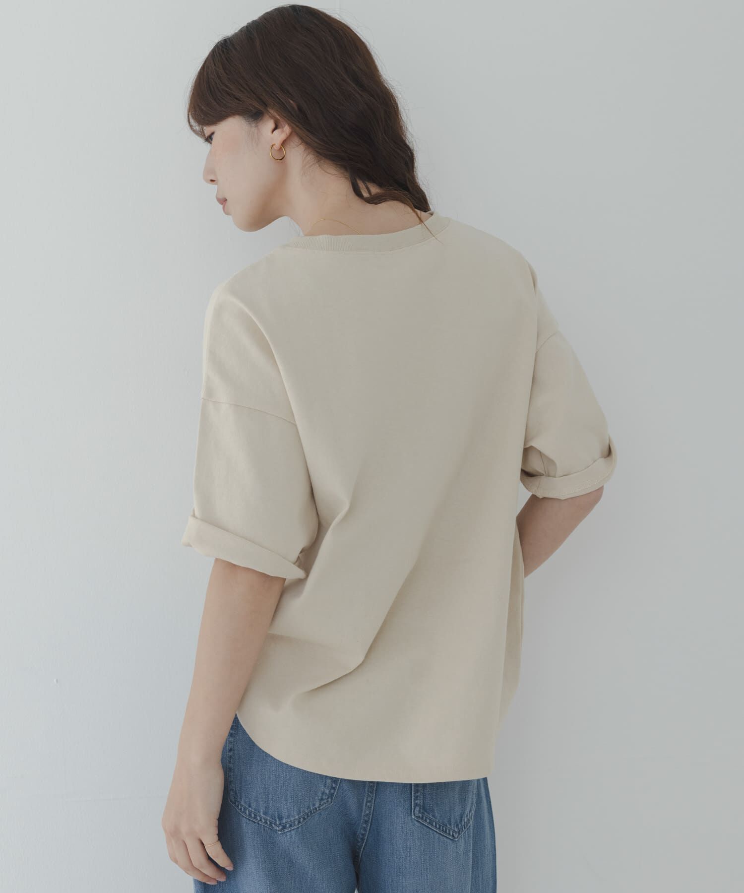 Sonny Label 「コットンハーフスリーブプルオーバー」|Tシャツ・カットソー|