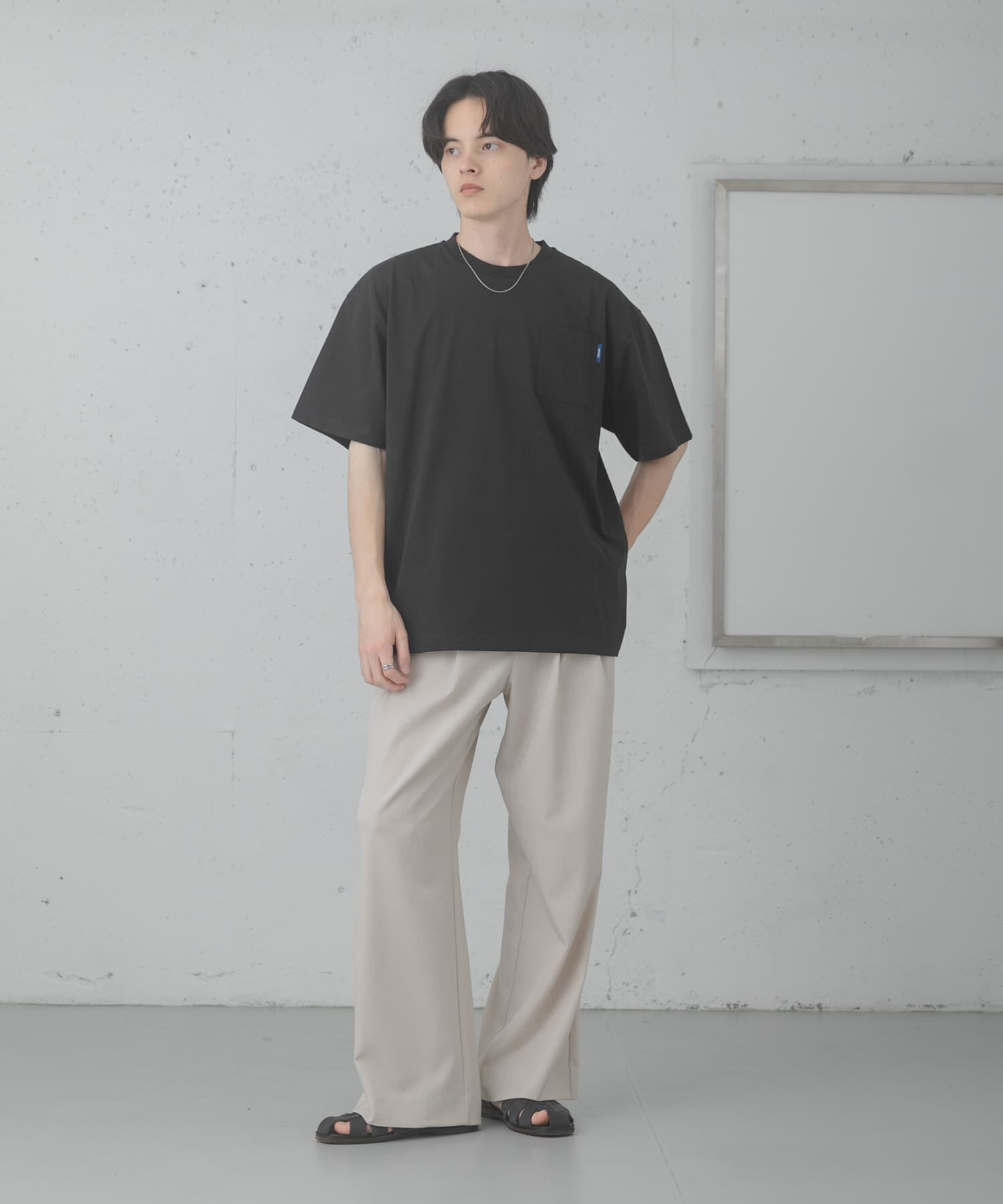 SENSE OF PLACE by URBAN RESEARCH「『UR TECH ひやサラクール』リラックスポケットTシャツ」|Tシャツ・カットソー|