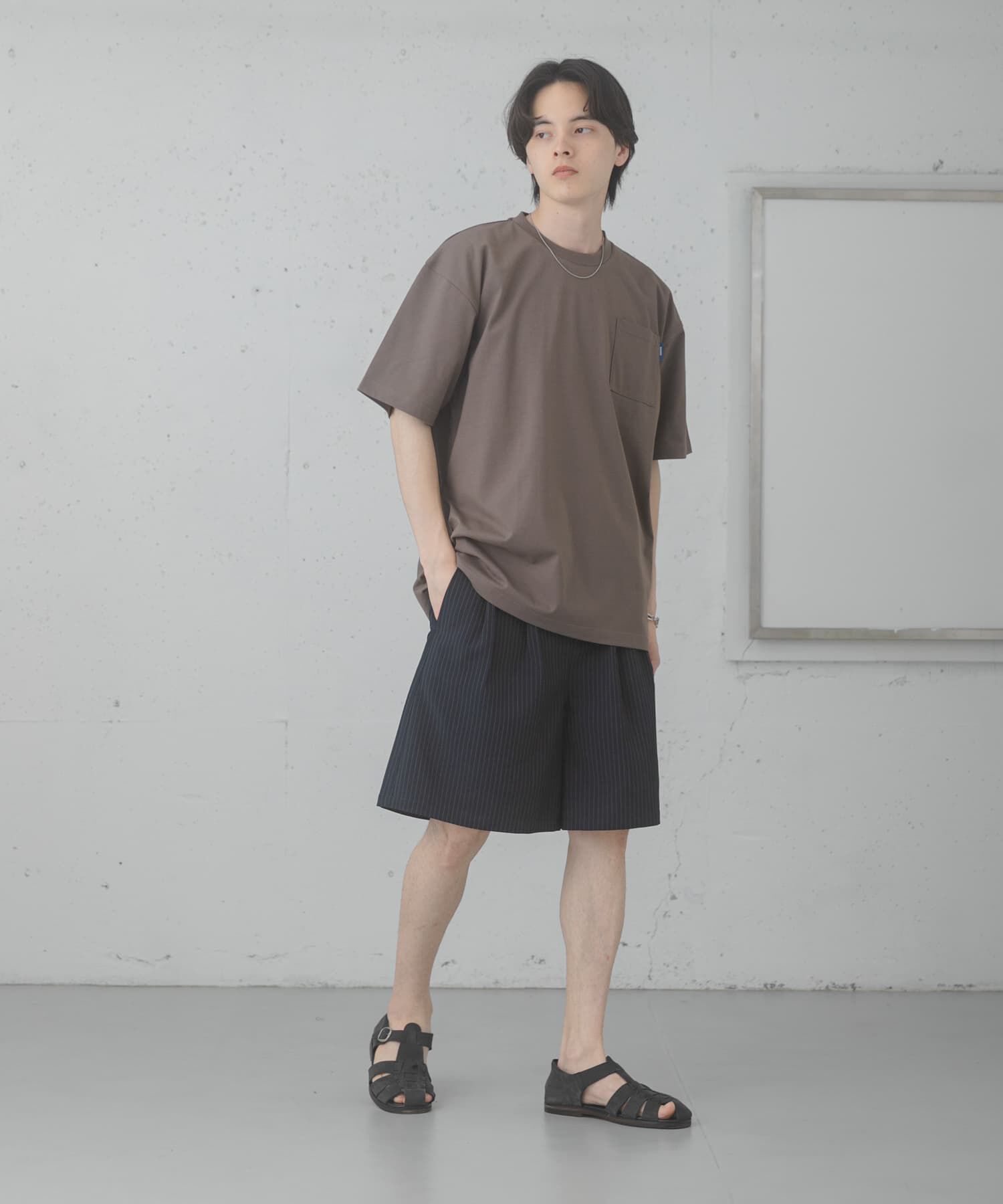 SENSE OF PLACE by URBAN RESEARCH「『UR TECH ひやサラクール』リラックスポケットTシャツ」|Tシャツ・カットソー|