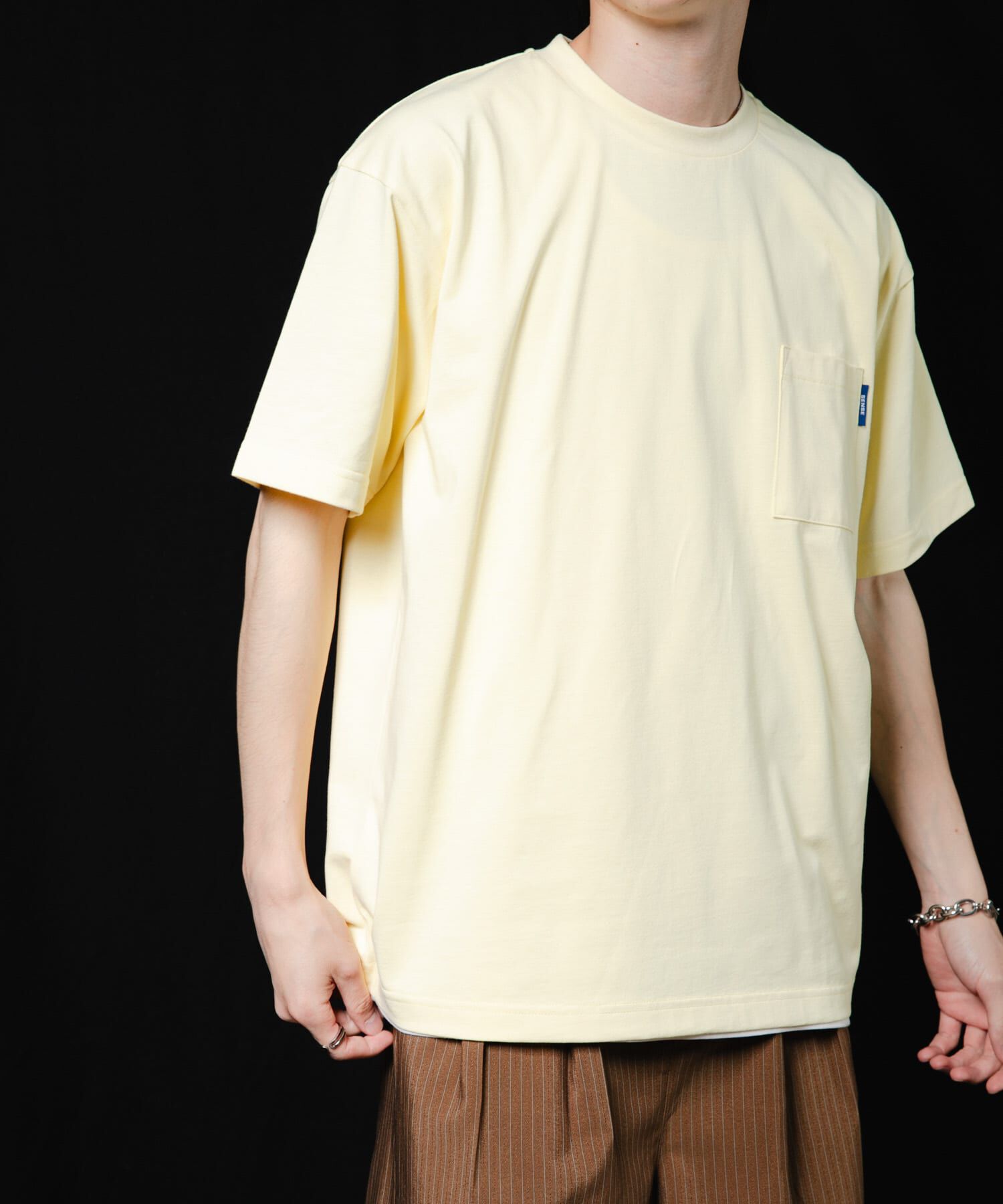 SENSE OF PLACE by URBAN RESEARCH「『UR TECH ひやサラクール』リラックスポケットTシャツ」|Tシャツ・カットソー|