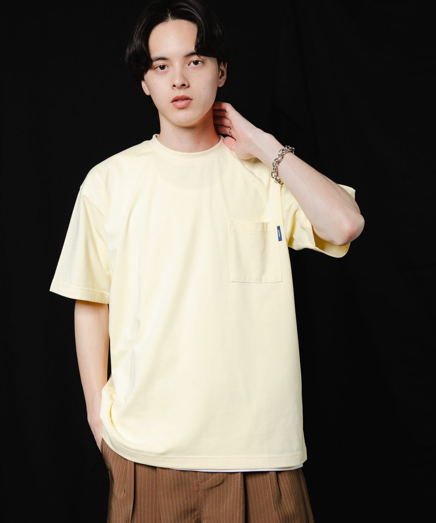 SENSE OF PLACE by URBAN RESEARCH「『UR TECH ひやサラクール』リラックスポケットTシャツ」|Tシャツ・カットソー|