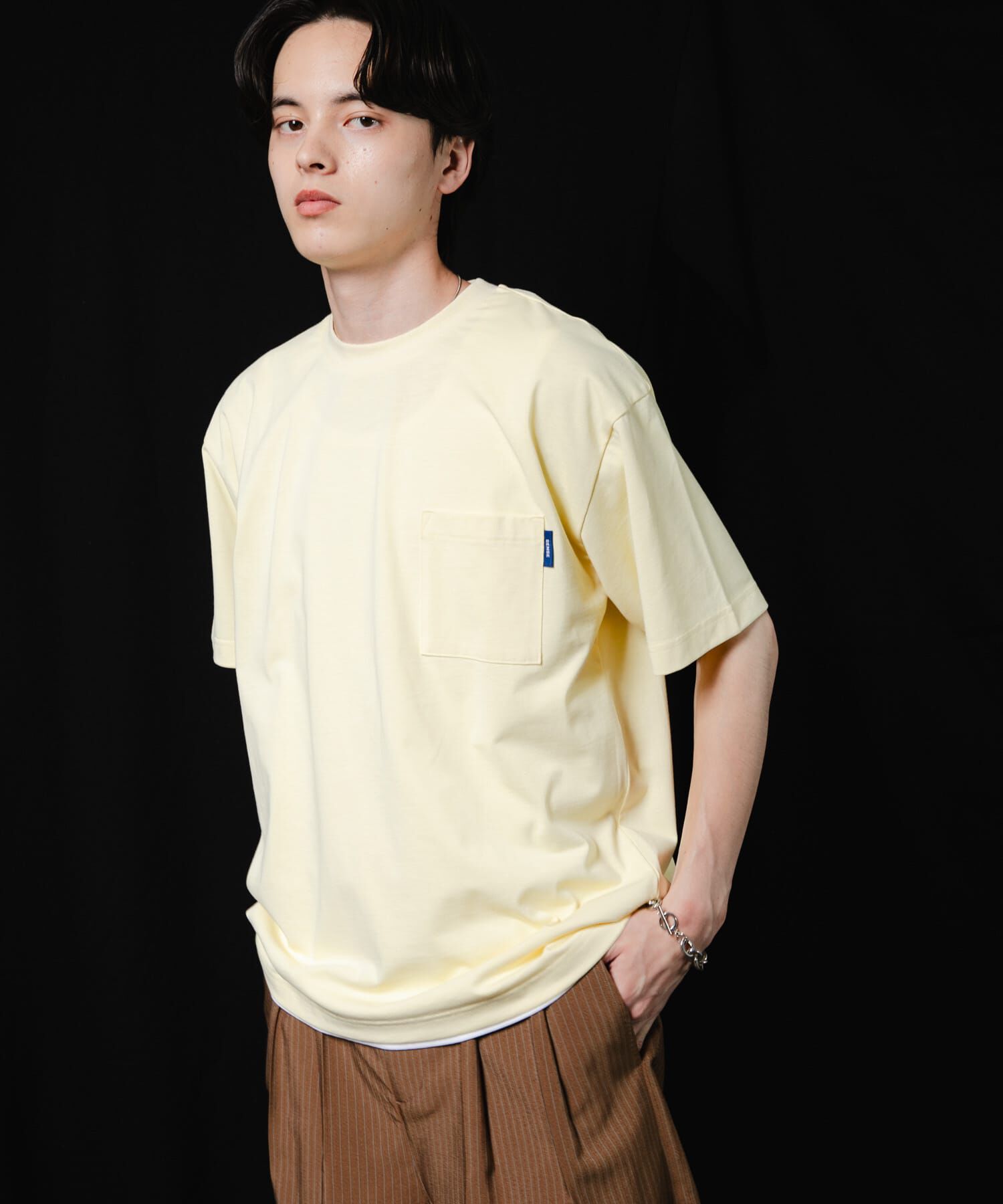 SENSE OF PLACE by URBAN RESEARCH「『UR TECH ひやサラクール』リラックスポケットTシャツ」|Tシャツ・カットソー|