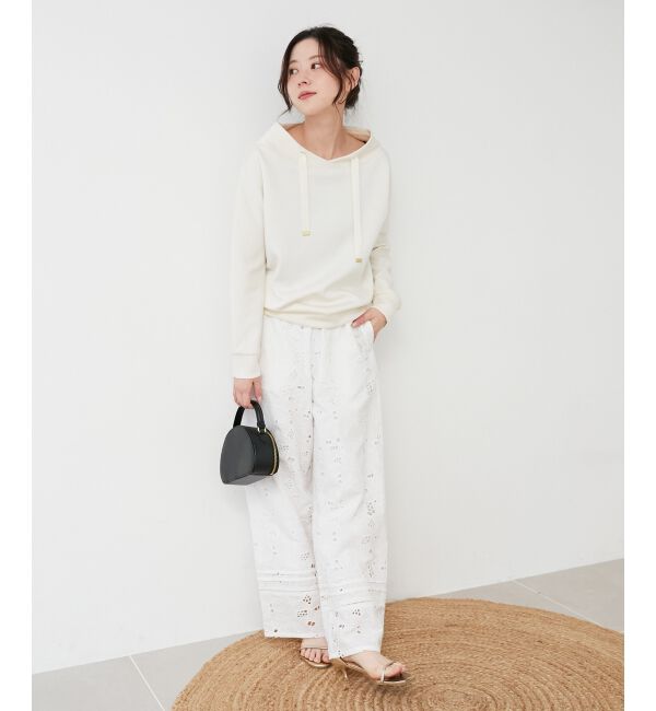 le.coeur blanc「《WEB限定アイテム》パーカーライクデザイントップス」|Tシャツ・カットソー|