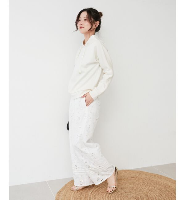 le.coeur blanc「《WEB限定アイテム》パーカーライクデザイントップス」|Tシャツ・カットソー|