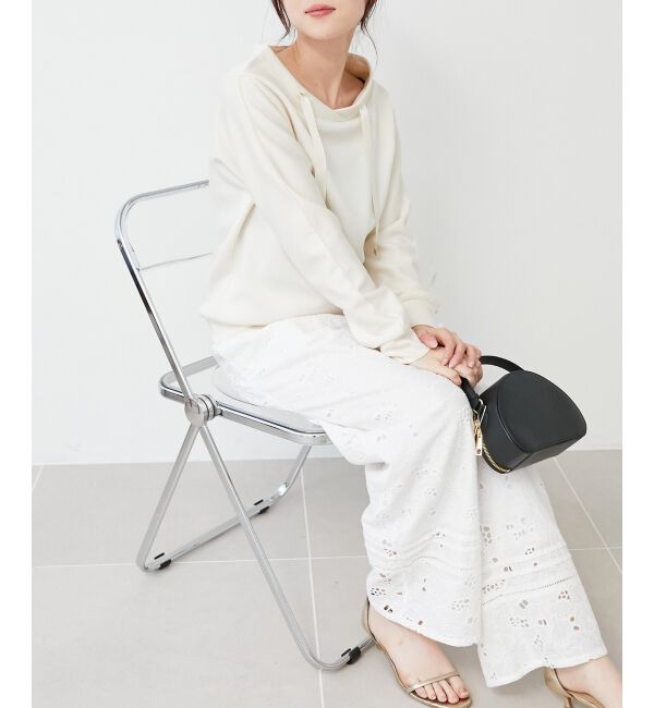 le.coeur blanc「《WEB限定アイテム》パーカーライクデザイントップス」|Tシャツ・カットソー|