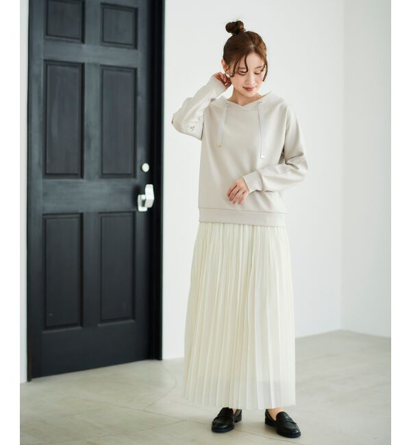 le.coeur blanc「《WEB限定アイテム》パーカーライクデザイントップス」|Tシャツ・カットソー|