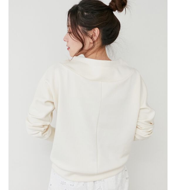 le.coeur blanc「《WEB限定アイテム》パーカーライクデザイントップス」|Tシャツ・カットソー|