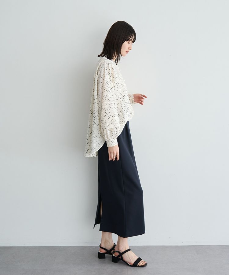 YECCA VECCA「ダンボールニットナロースカート」|タイト|