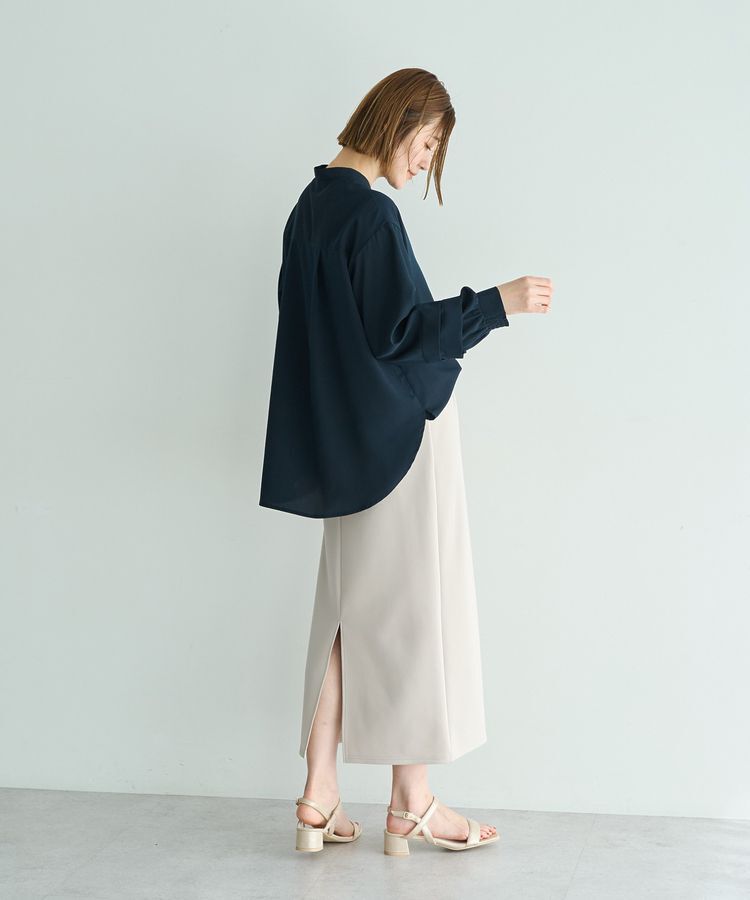 YECCA VECCA「ダンボールニットナロースカート」|タイト|