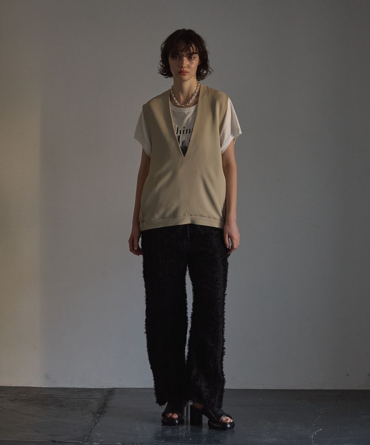 GARAGE OF GOOD CLOTHING「Vネックコクーンベスト」|ベスト・ジレ|