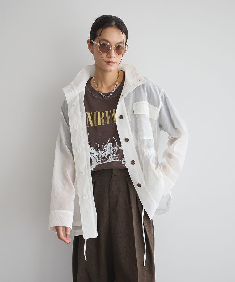 GARAGE OF GOOD CLOTHING「シアーミリタリージャケット」|その他|White