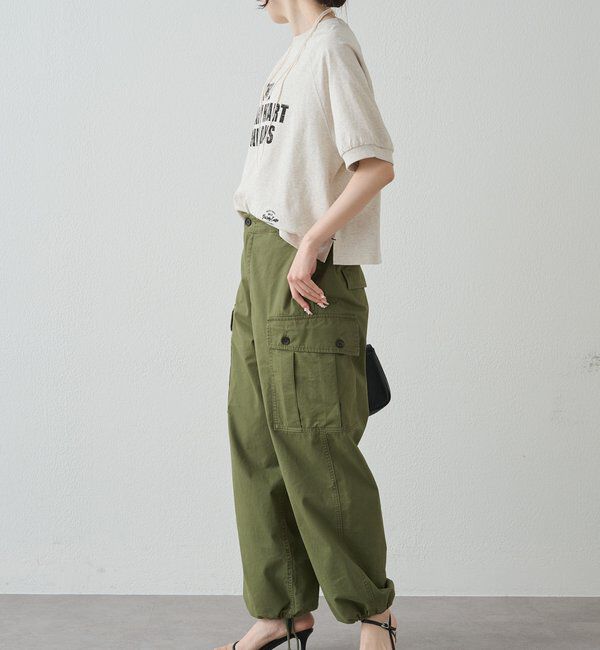  「【汗ジミ防止加工】ロゴプリントTシャツ」|プルオーバー|