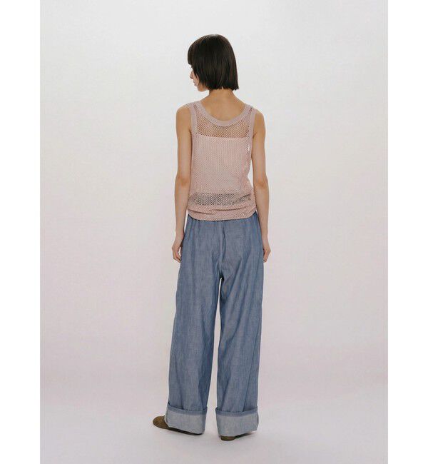 MIDIUMISOLID「MIDIUMISOLID for Ladies シアーデニムイージーパンツ（BLEACH）」|その他|