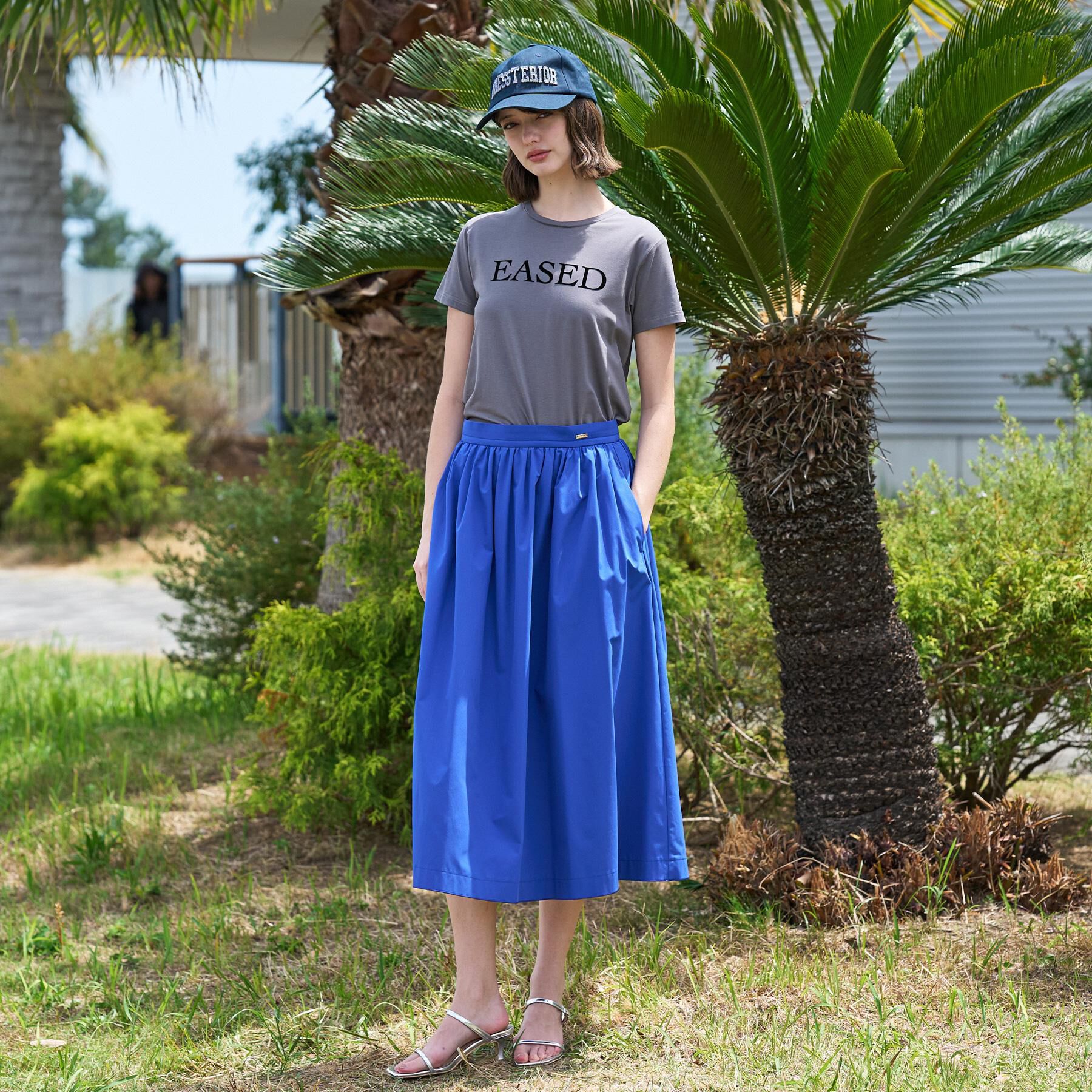 DRESSTERIOR「【立体ロゴ】フロッキーロゴプリントTシャツ」|Tシャツ・カットソー|
