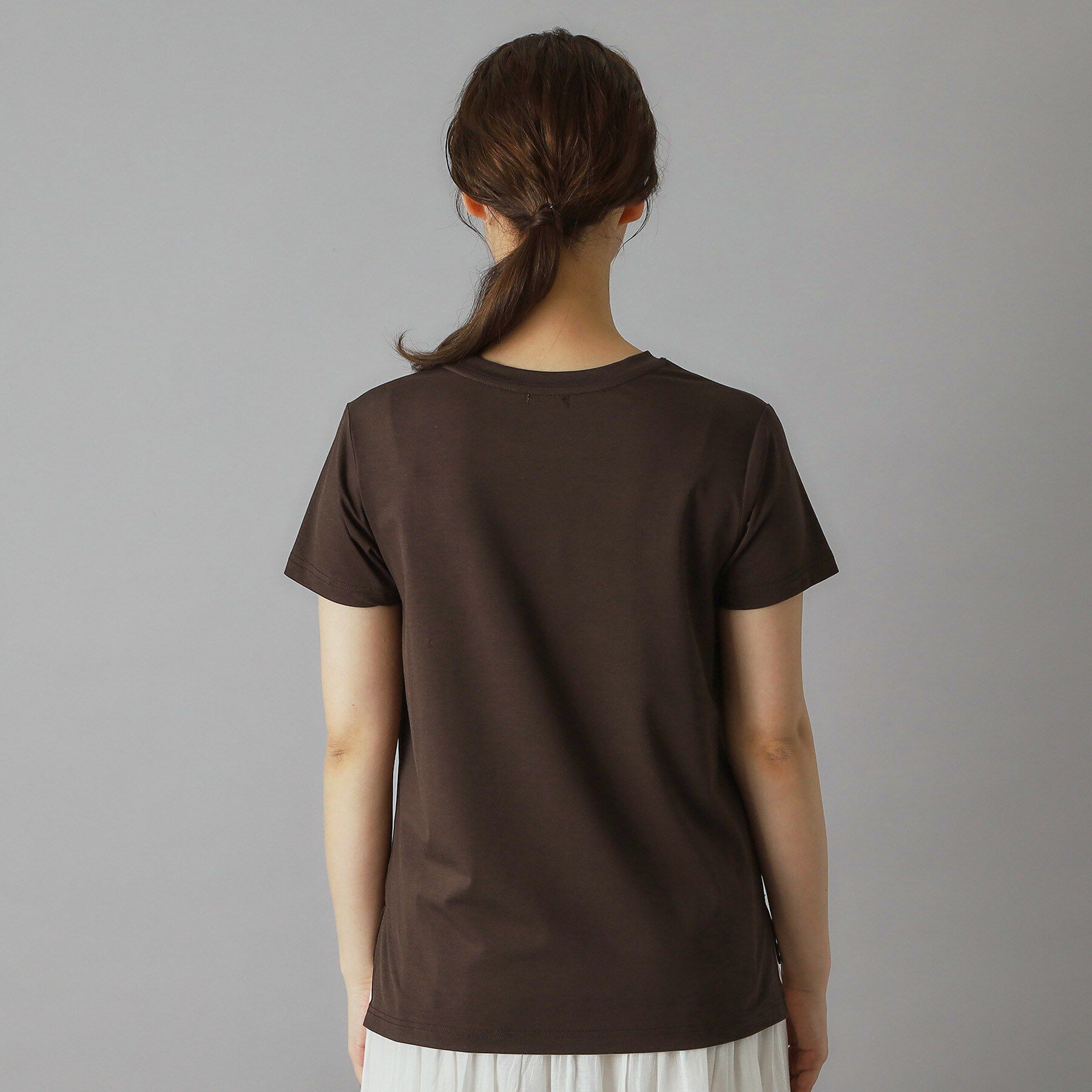 DRESSTERIOR「【立体ロゴ】フロッキーロゴプリントTシャツ」|Tシャツ・カットソー|