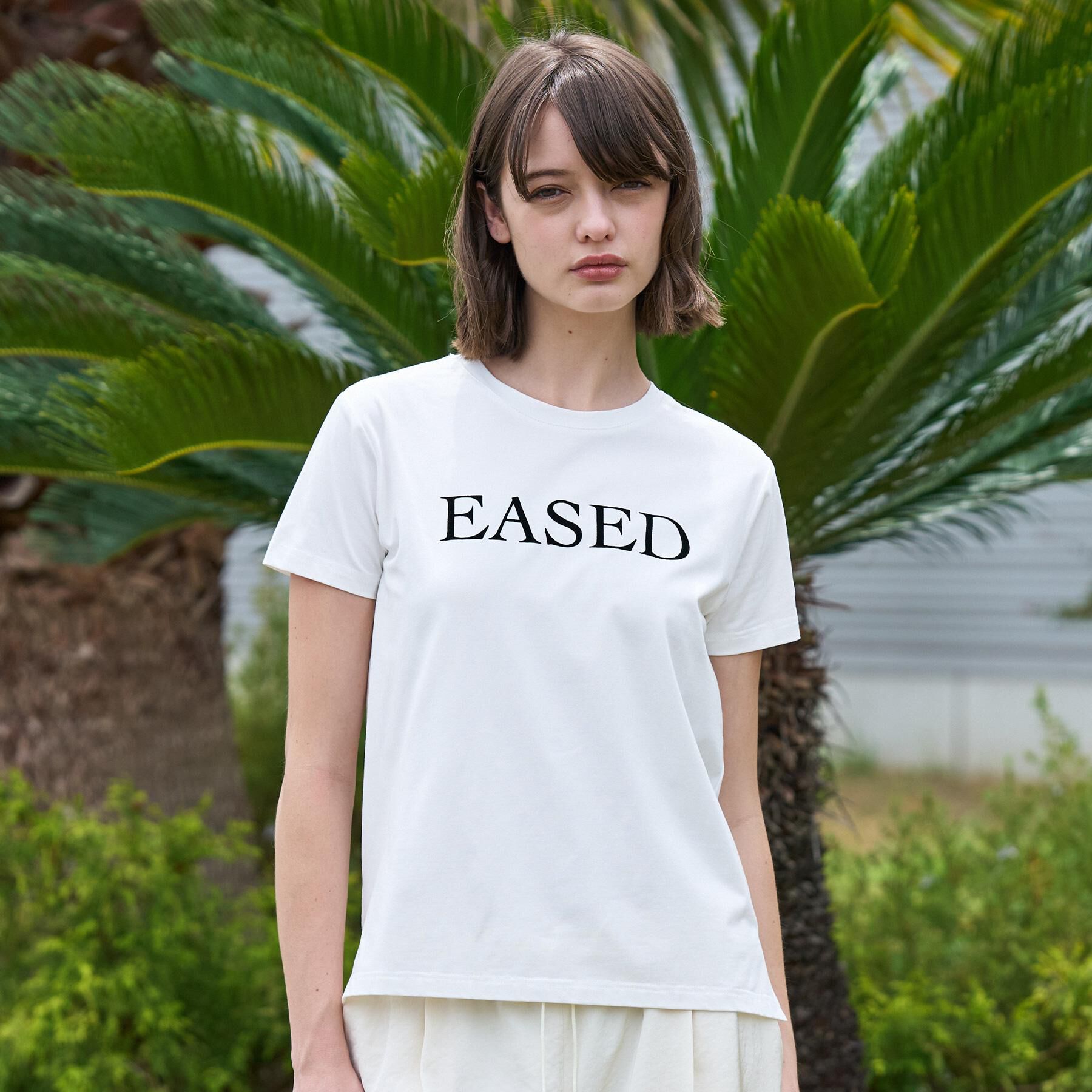 DRESSTERIOR「【立体ロゴ】フロッキーロゴプリントTシャツ」|Tシャツ・カットソー|