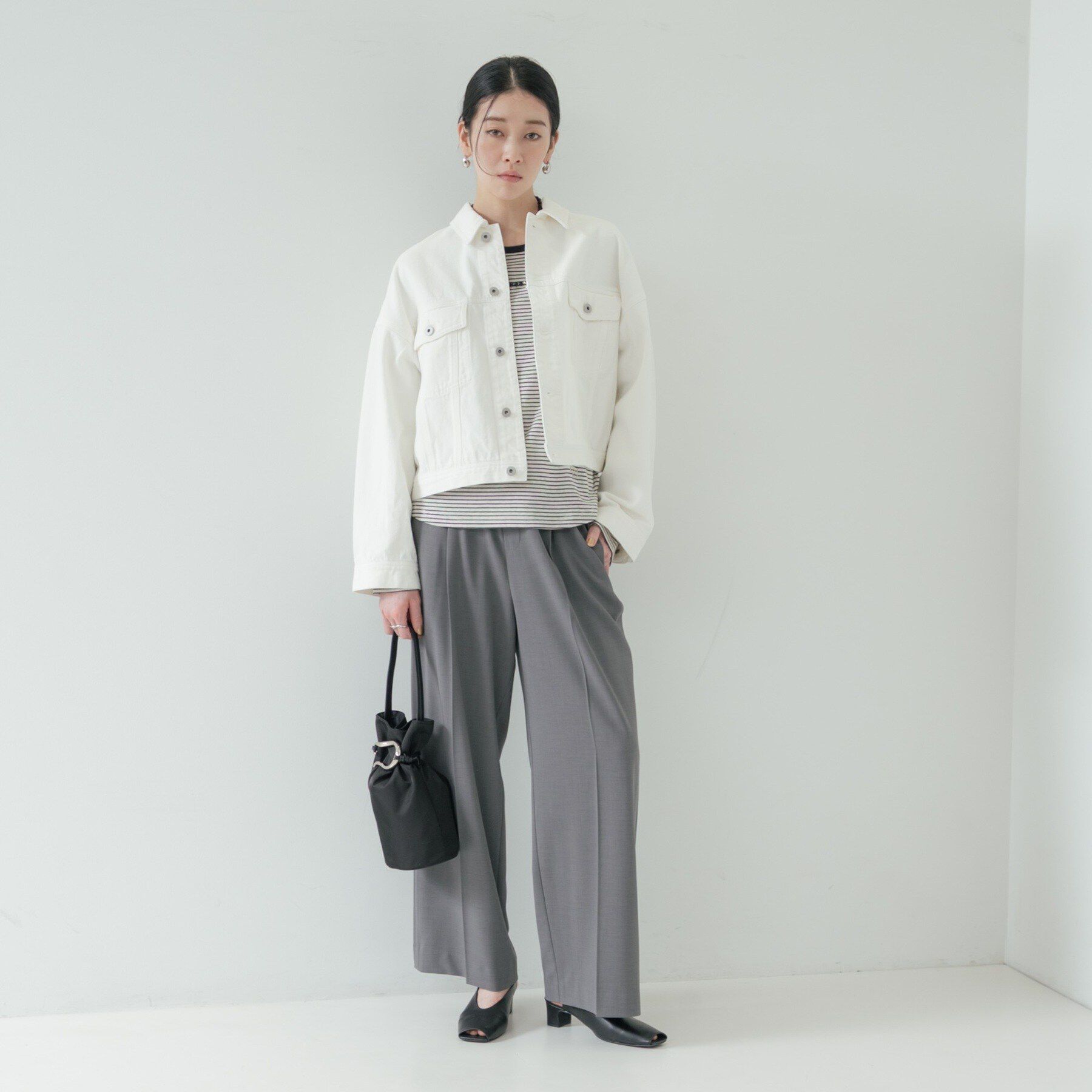GALLEST「Comfy SET UP｜イージーストレートワイドパンツ【セットアップ対応／通勤／カセット服／接触冷」|その他|