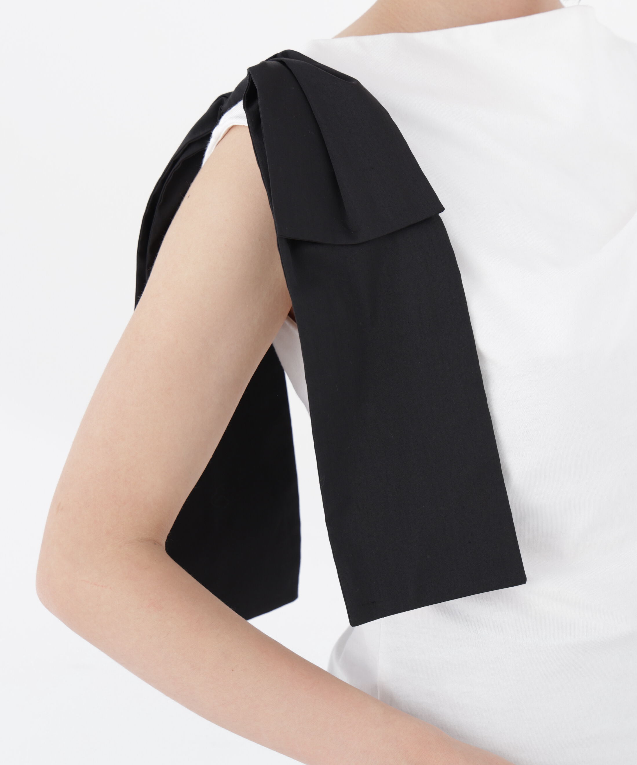 PROPORTION BODY DRESSING「アシメリボンカットソー」|Tシャツ・カットソー|