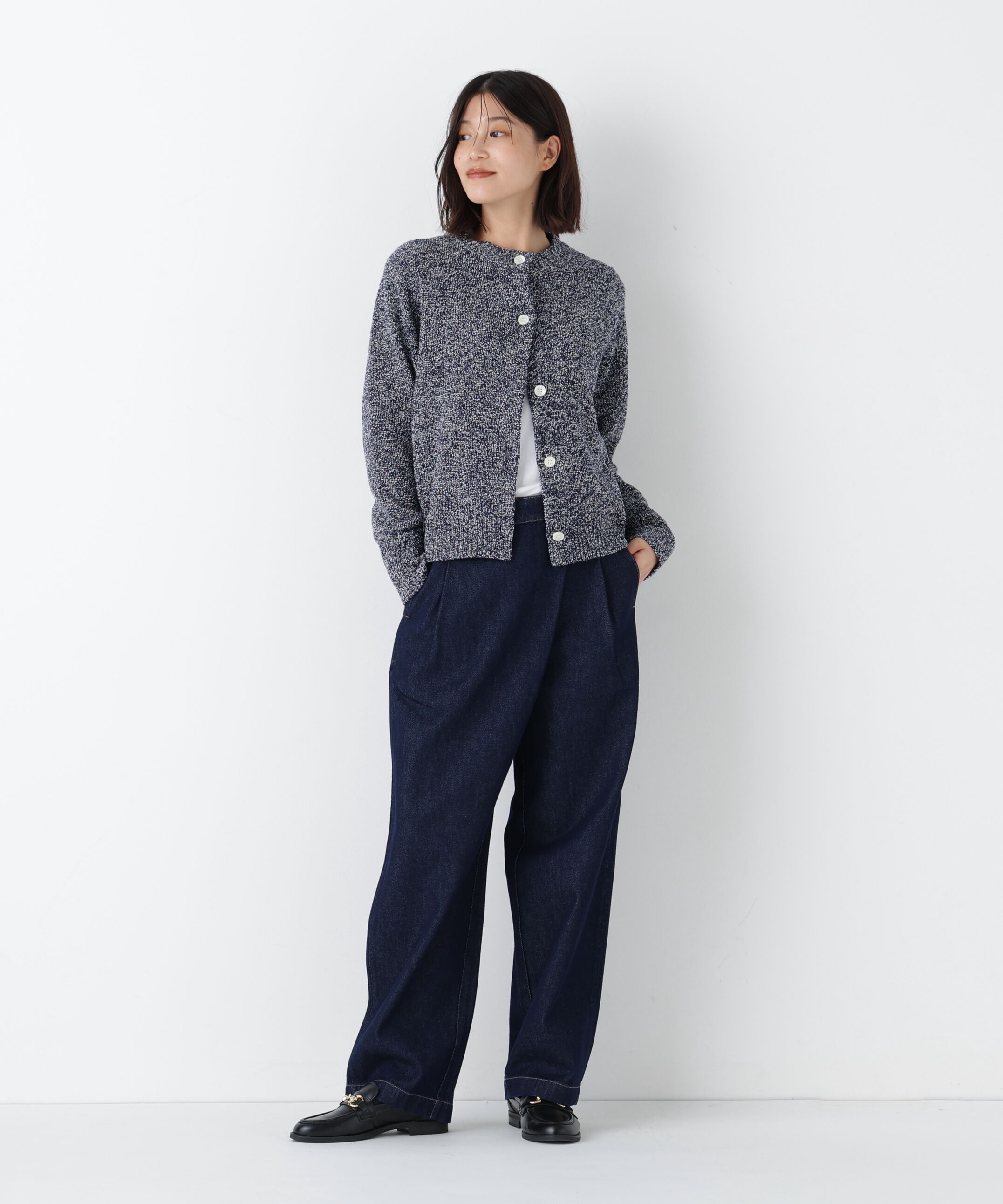  「◆《ウォッシャブル》ソフトデニムバレルパンツ」|その他|