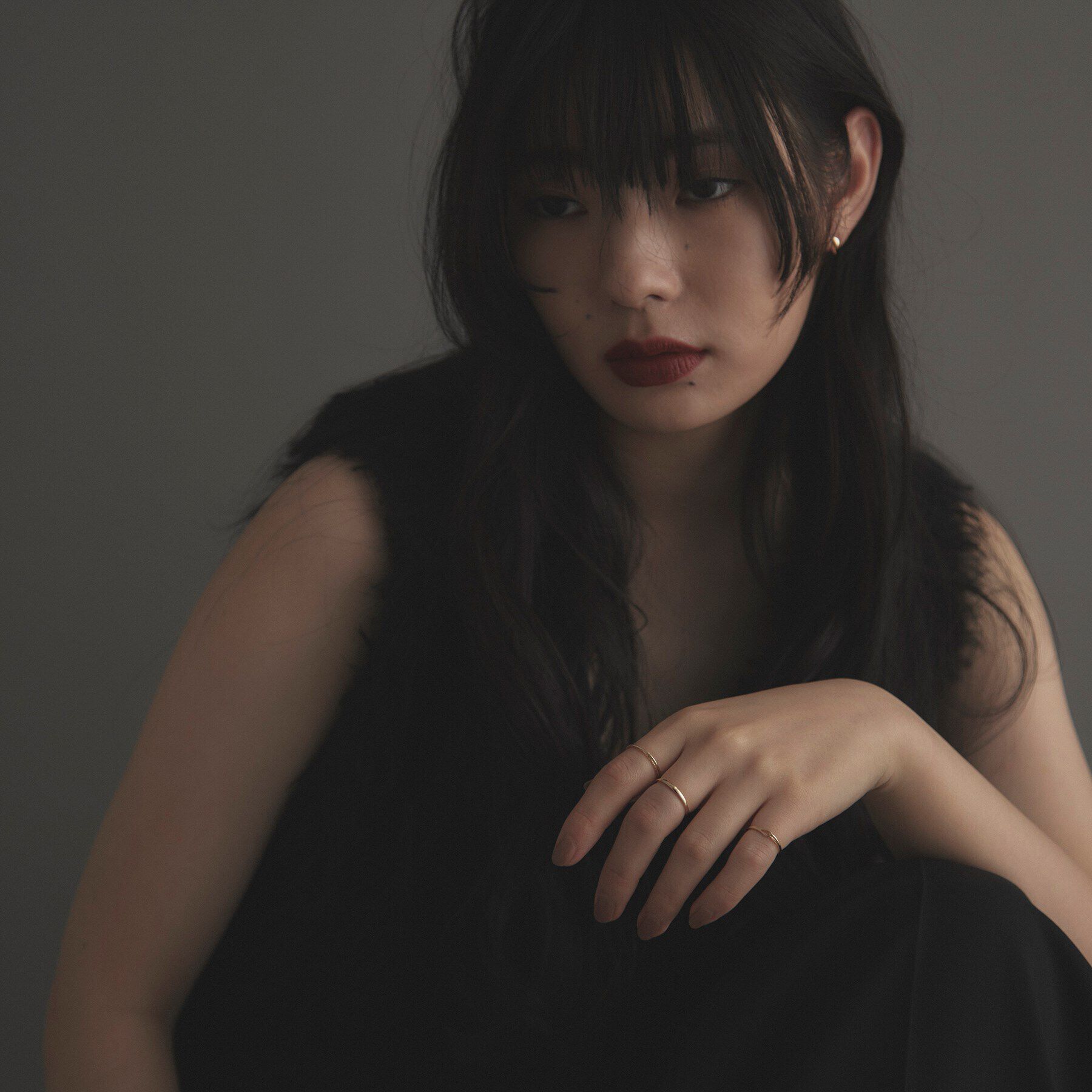 COCOSHNIK ONKITSCH「K10スキニーピンキーリング デュアルフック」|リング|