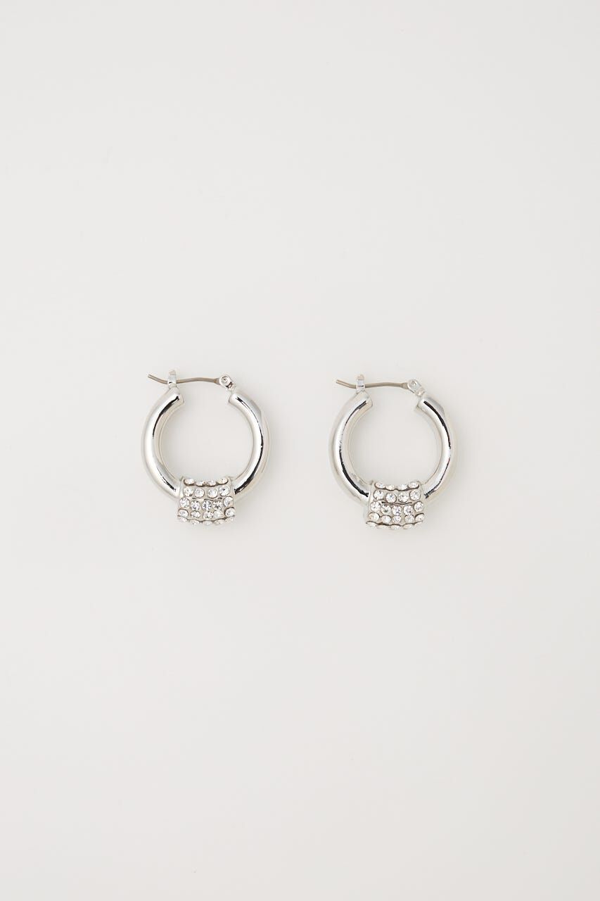 MOUSSY「MIXTURE HOOP イヤリング」|ピアス|SLV
