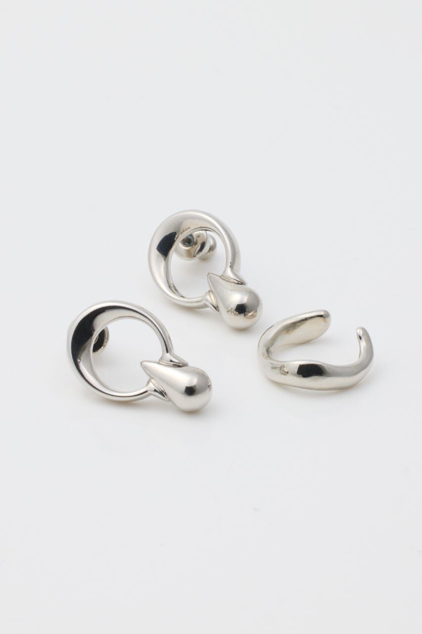MOUSSY「DROPPED EARRING & CUFF セット」|ピアス|SLV