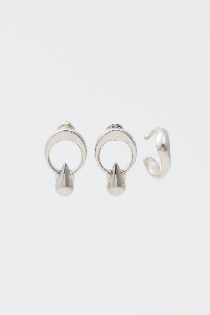 MOUSSY「DROPPED EARRING & CUFF セット」|ピアス|