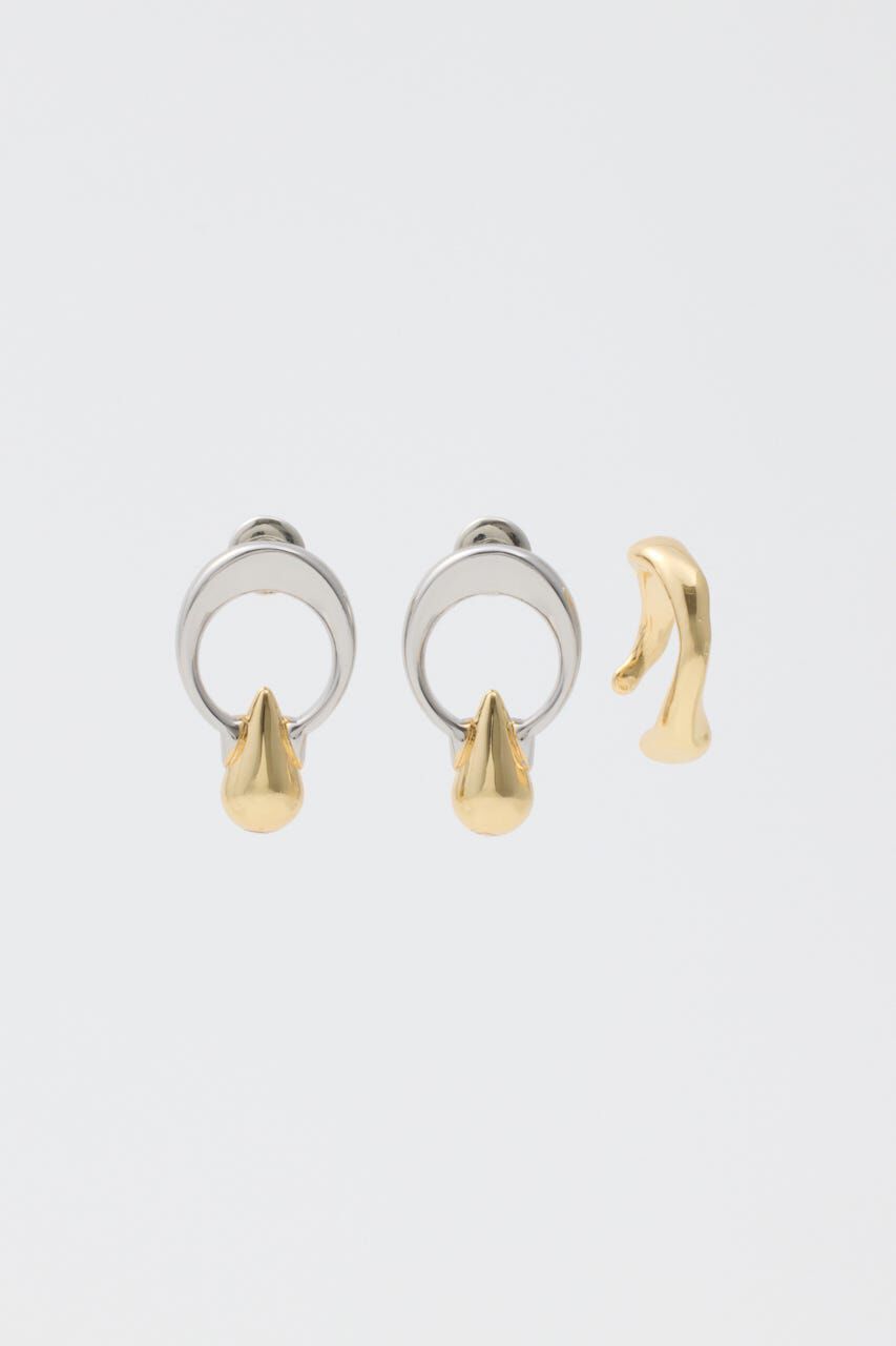 MOUSSY「DROPPED EARRING & CUFF セット」|ピアス|