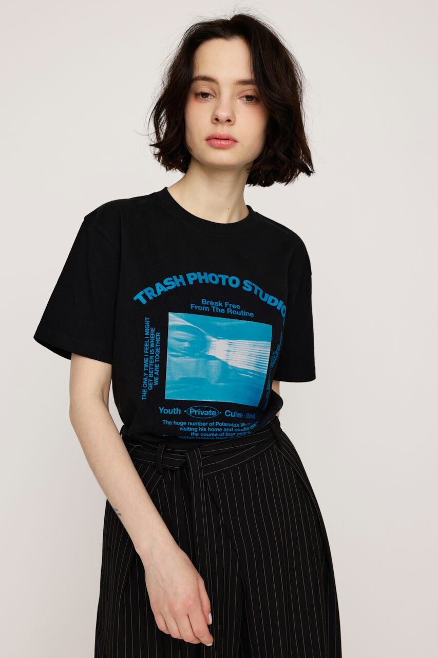 SLY「PHOTO LOGO 2SIZE Tシャツ」|Tシャツ・カットソー|