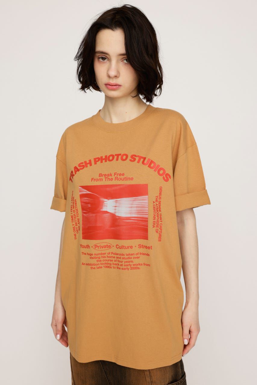 SLY「PHOTO LOGO 2SIZE Tシャツ」|Tシャツ・カットソー|