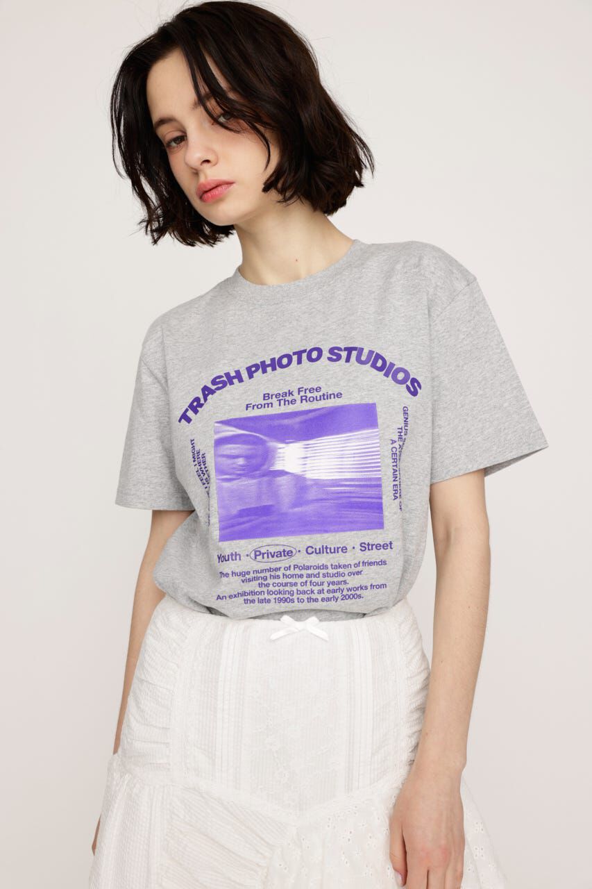 SLY「PHOTO LOGO 2SIZE Tシャツ」|Tシャツ・カットソー|