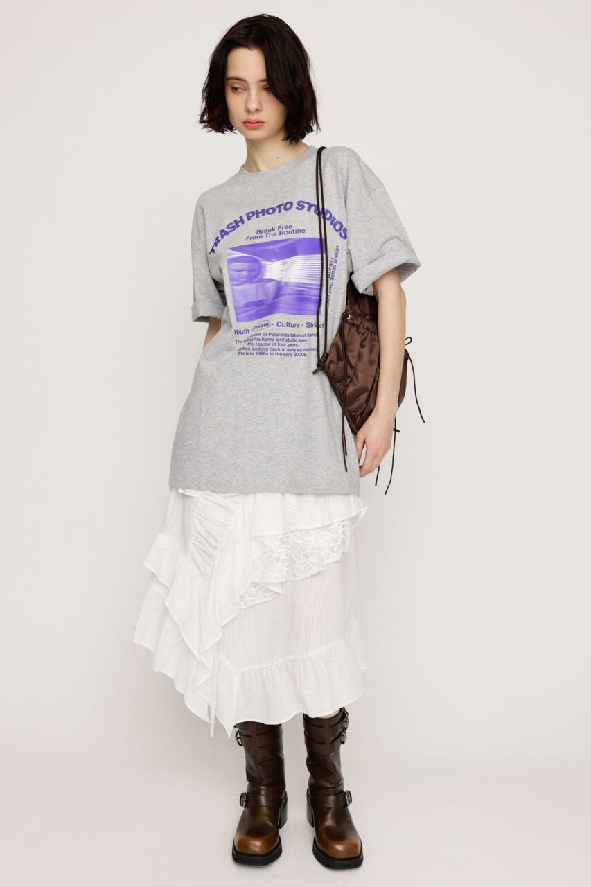 SLY「PHOTO LOGO 2SIZE Tシャツ」|Tシャツ・カットソー|