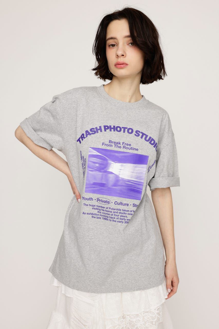 SLY「PHOTO LOGO 2SIZE Tシャツ」|Tシャツ・カットソー|