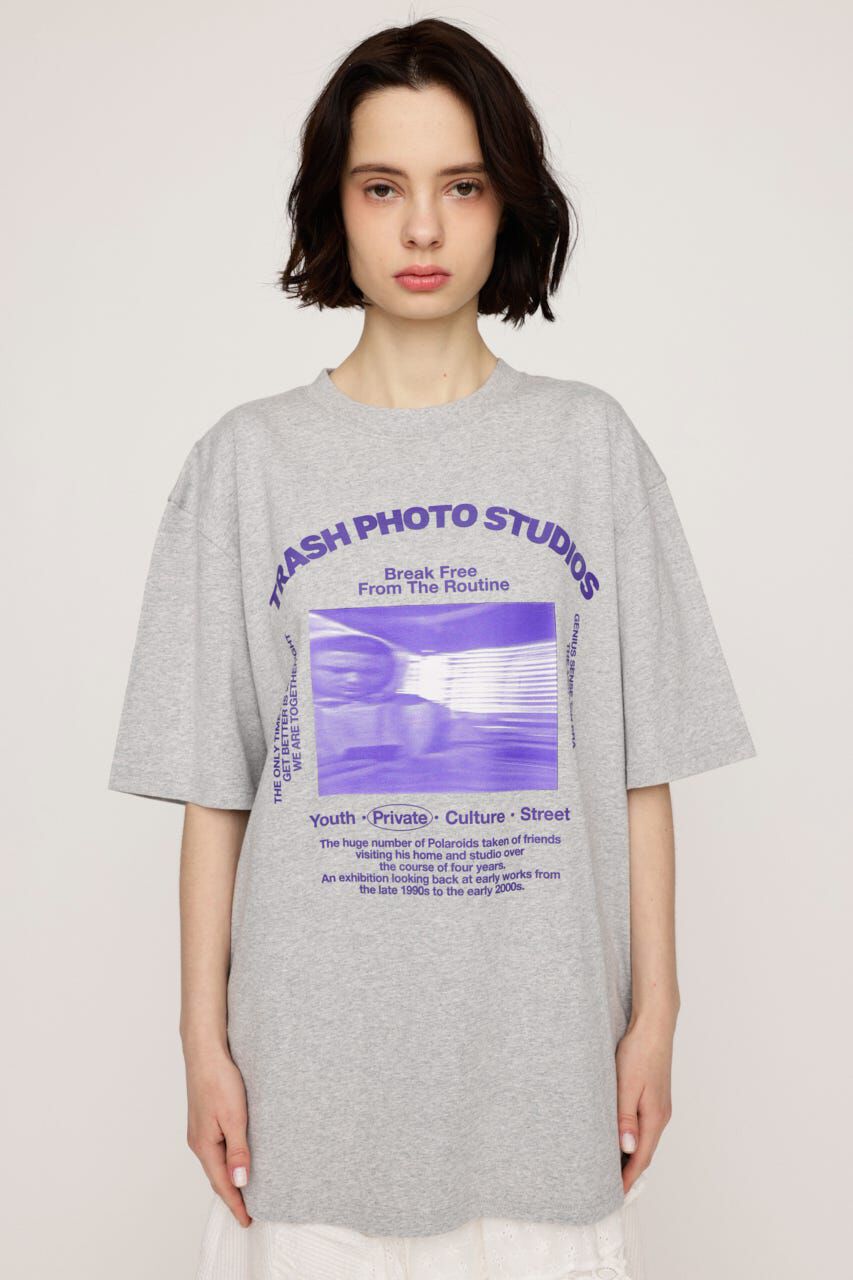 SLY「PHOTO LOGO 2SIZE Tシャツ」|Tシャツ・カットソー|