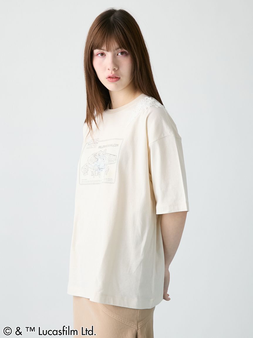 FURFUR「【STAR WARS(TM)】グラフィックプリントレースTシャツ」|Tシャツ・カットソー|