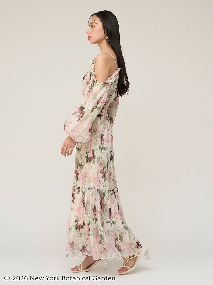 SNIDEL「NYBG ギャザープリーツワンピース」|ワンピース|