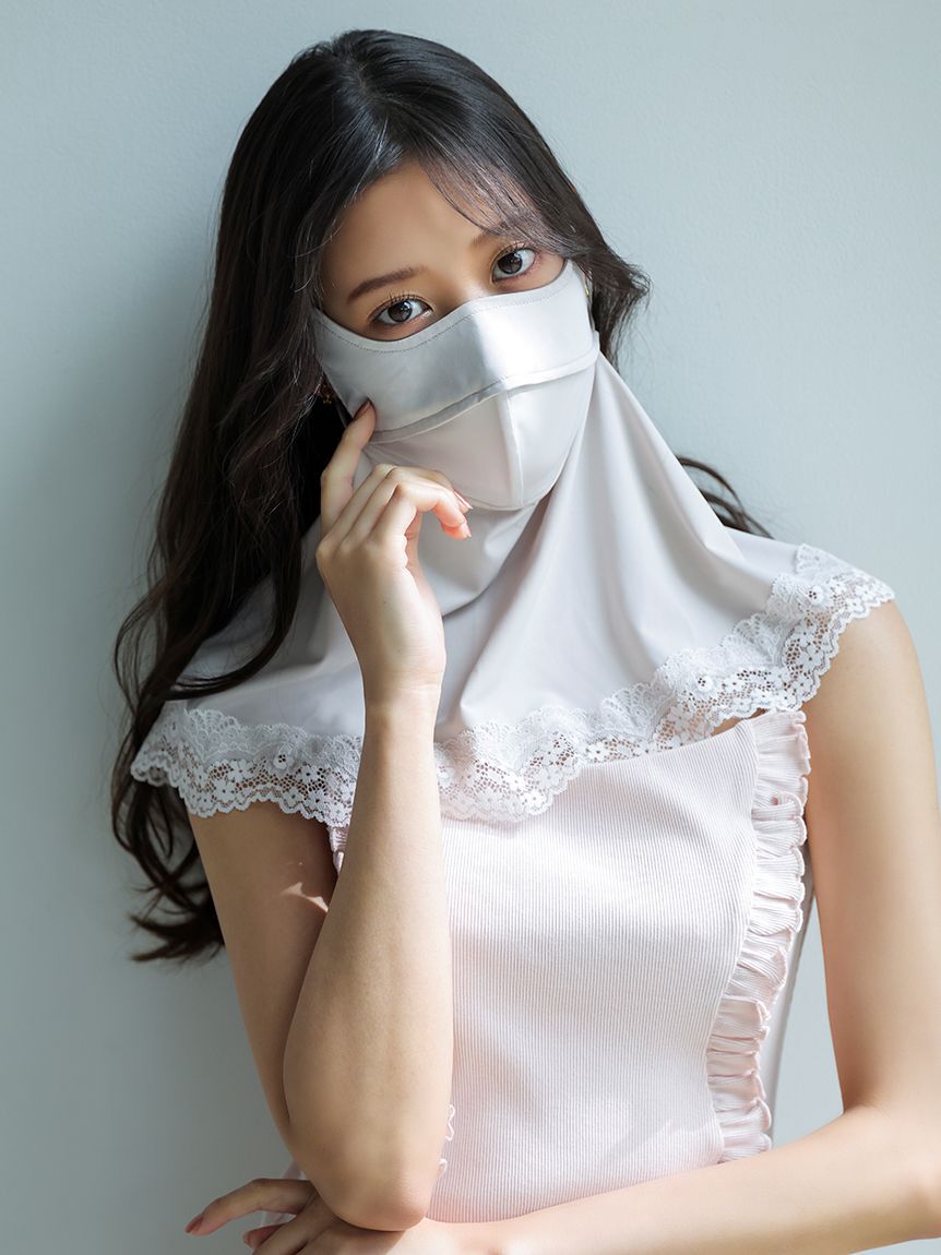 SNIDEL「【UVカット】レースベールマスク」|その他|LGRY