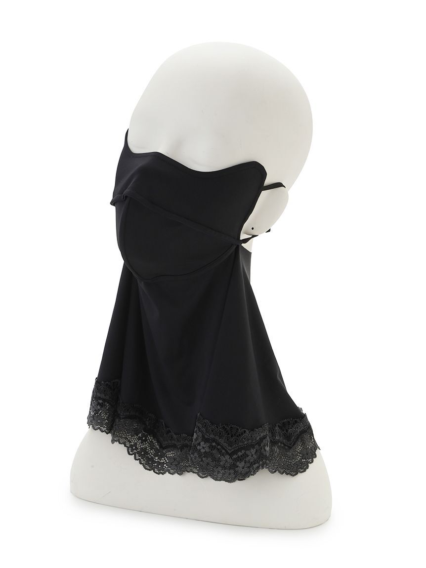 SNIDEL「【UVカット】レースベールマスク」|その他|BLK