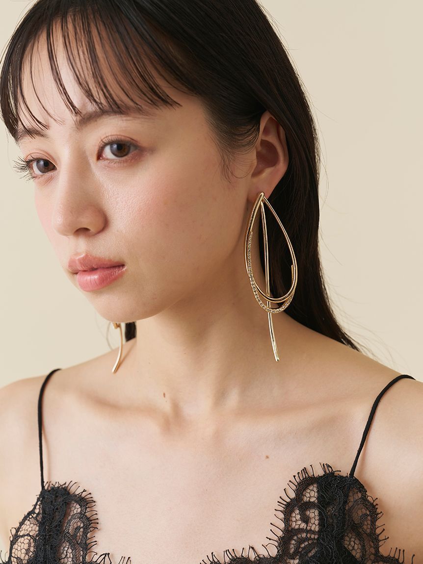 SNIDEL「フープピアス」|ピアス|