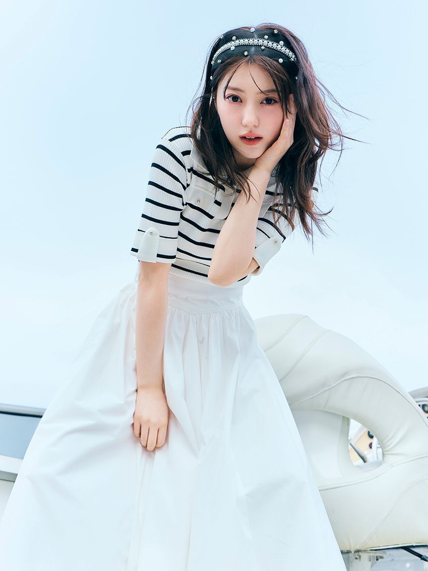 SNIDEL「スプリンクルビジューカチューシャ」|ヘアバンド|