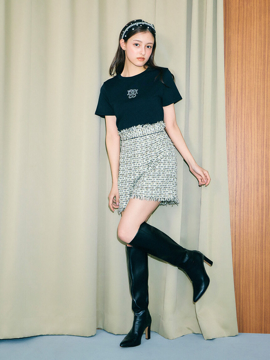 SNIDEL「スプリンクルビジューカチューシャ」|ヘアバンド|