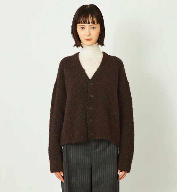 MACKINTOSH PHILOSOPHY「GREY LABEL ブークレカーディガン」|ニット・セーター|